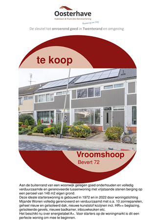 Brochure preview - VERKOOPBROCHURE BEVERT 72 VROOMSHOOP.pdf