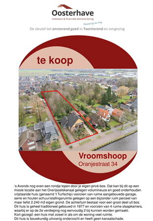 Brochure preview - VERKOOPBROCHURE ORANJESTRAAT 34 VROOMSHOOP.pdf