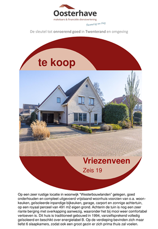 Brochure preview - VERKOOPBROCHURE ZEIS 19 VRIEZENVEENdef.pdf