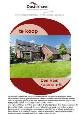 Brochure preview - Brochure Kosterskamp 58 Den Ham ppt def.pdf