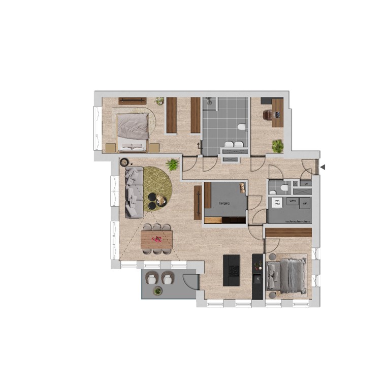 mediumsize floorplan