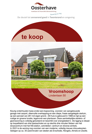 Brochure preview - BROCHURE Lindenlaan 50.pdf
