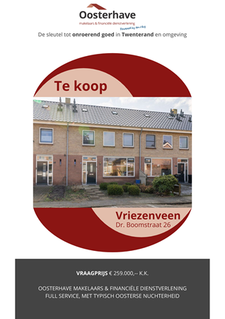 Brochure preview - Brochure - Dokter Boomstraat 26 - Vriezenveen.pdf