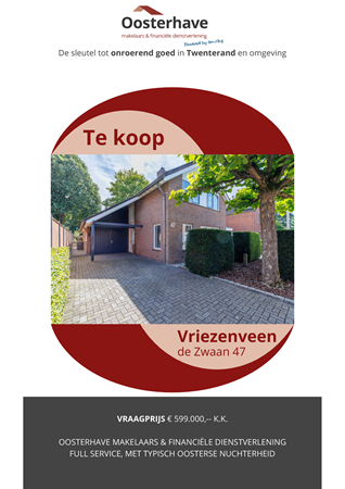Brochure preview - Brochure - De Zwaan 47 - Vriezenveen.pdf
