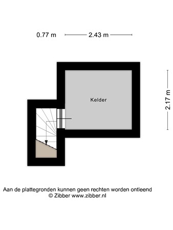 Floorplan - Kerkstraat 12, 5768 BG Meijel