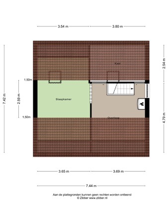 Floorplan - Venrayseweg 47a, 5961 AD Horst