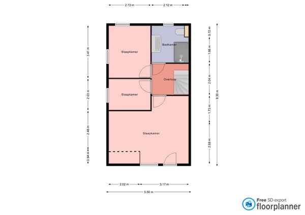 Floorplan - Prof. Van Itersonstraat 192, 6419 SG Heerlen