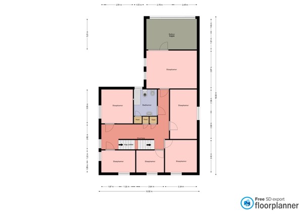 Floorplan - Steenstraat 37, 5981 AC Panningen