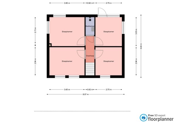 Floorplan - Pr. Margrietstraat 4, 5961 BL Horst