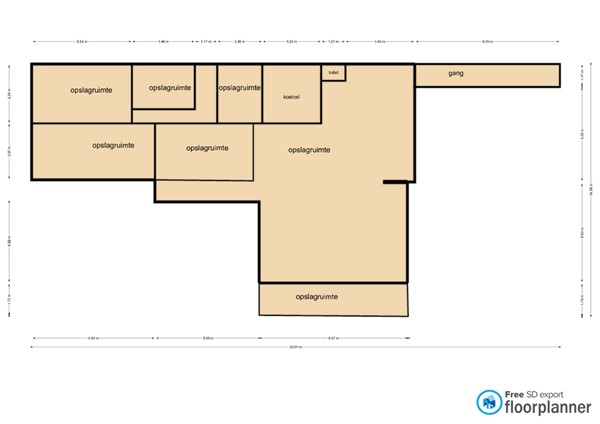 Floorplan - Oranje Nassaustraat 10, 6372 CJ Landgraaf