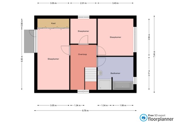 Floorplan - Pastoor Goossensstraat 29, 5985 PZ Grashoek