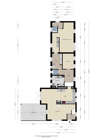 Floorplan - Akkerweg 1, 5866 CM Swolgen