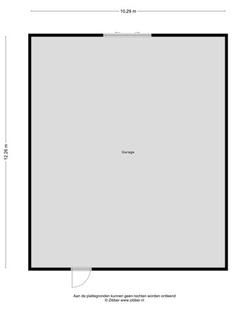 Floorplan - Akkerweg 1, 5866 CM Swolgen