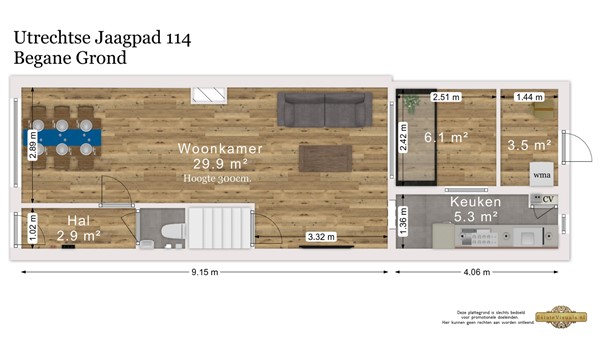 Utrechtse Jaagpad 114, 2314 AT Leiden - Begane2D.jpg