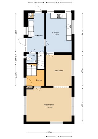 De Omloop 23, 7891 KR Klazienaveen - Begane grond - 2D.jpg