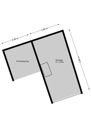 Oosterdiep OZ 44, 7881 CT Emmer-Compascuum - Garage - 2D.jpg