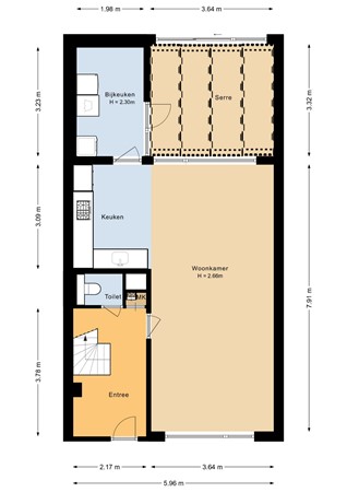 De Wieken 26, 7891 KK Klazienaveen - Begane grond - 2D.jpg