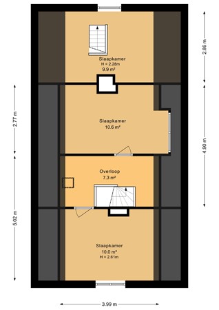 Kerkenweg 42, 7765 BP Weiteveen - Eerste verdieping - 2D.jpg