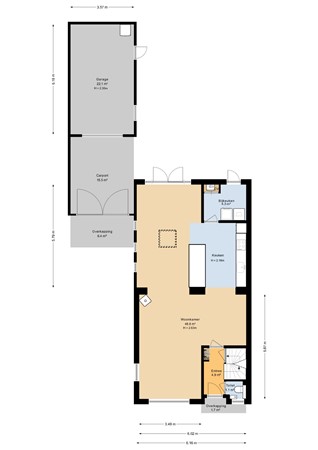 Poolcirkel 12, 7891 BB Klazienaveen - Begane grond - 2D.jpg