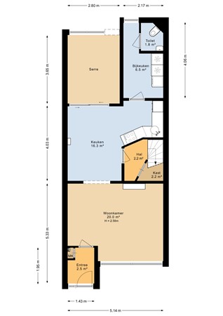 De Piepe 18, 7891 SN Klazienaveen - Begane grond - 2D.jpg