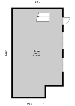 Zuiderdiep 179, 7876 AJ Valthermond - Garage - 2D.jpg