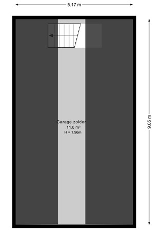 Zuiderdiep 179, 7876 AJ Valthermond - Garage zolder - 2D.jpg