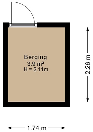 Zuiderdiep 179, 7876 AJ Valthermond - Berging - 2D.jpg
