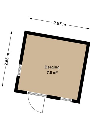 Dordseweg 16, 7766 AX Nieuw-Schoonebeek - Dordseweg 16 - Plattegronden - Berging 2 - 2D.jpg