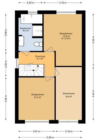Stormstraat 35, 7894 BC Zwartemeer - Stormstraat 35 - Plattegronden - Eerste verdieping - 2D.jpg