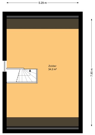 Stormstraat 35, 7894 BC Zwartemeer - Stormstraat 35 - Plattegronden - Tweede verdieping - 2D.jpg