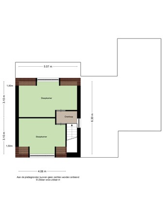 Plattegrond - Heidebloemstraat 37, 6561 WP Groesbeek - 412878_2D_Eerste_verdieping_Heidebloemstraat_37_Groesbeek_02.jpg