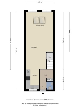 Plattegrond - Mooksestraat 10, 6562 ZV Groesbeek - 442187_2D_Begane_Grond_Mooksestraat_10_Groesbeek_01.jpg