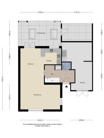 Plattegrond - Burchtstraat 17, 6587 BB Middelaar - 457993_2D_Begane_grond_Burchtstraat_17_Middelaar_01.jpg