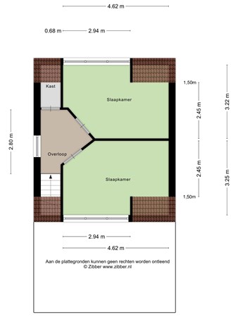 Plattegrond - Gooiseweg 18, 6562 BK Groesbeek - 459532_2D_Tweede_Verdieping_Gooiseweg_18_Groesbeek_03.jpg