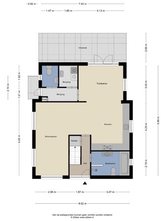 Plattegrond - Herwendaalseweg 18, 6562 AJ Groesbeek - 461172_2D_Begane_grond_Herwendaalseweg_18_Groesbeek_01.jpg