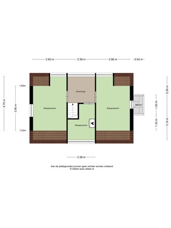 Plattegrond - Herwendaalseweg 18, 6562 AJ Groesbeek - 461172_2D_Eerste_verdieping_Herwendaalseweg_18_Groesbeek_02.jpg