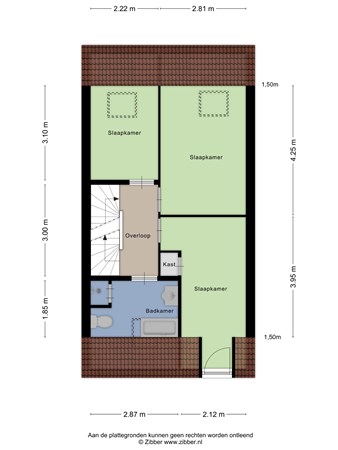 Plattegrond - Dakotastraat 7, 6562 HE Groesbeek - 462384_2D_Eerste_Verdieping_Dakotastraat_7_Groesbeek_02.jpg