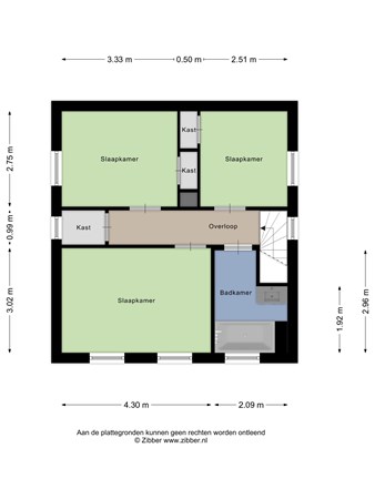 Plattegrond - Ashorst 20, 6562 KV Groesbeek - 459534_2D_Eerste_Verdieping_Ashorst_20_Groesbeek_02.jpg