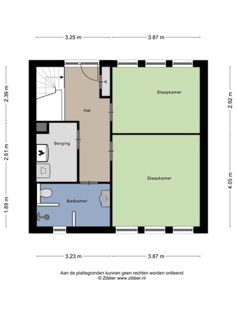 Plattegrond - Cranenburgsestraat 88, 6561 AR Groesbeek - 465283_2D_Eerste_verdieping_Cranenburgsestraat_88_Groesbeek_02.jpg