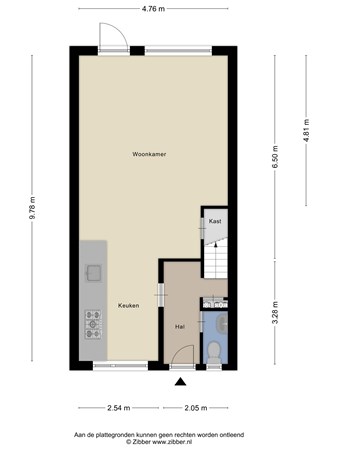 Plattegrond - Lievensweg 31, 6562 XL Groesbeek - 470894_2D_Begane_Grond_Lievensweg_31_Groesbeek_01.jpg