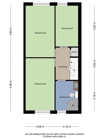 Plattegrond - Lievensweg 31, 6562 XL Groesbeek - 470894_2D_Eerste_Verdieping_Lievensweg_31_Groesbeek_03.jpg