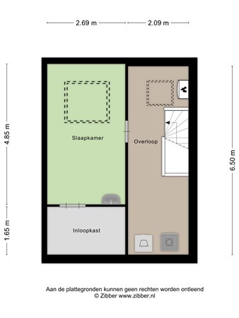 Plattegrond - Lievensweg 31, 6562 XL Groesbeek - 470894_2D_Tweede_Verdieping_Lievensweg_31_Groesbeek_04.jpg