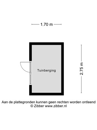 Plattegrond - Akkerweg 2, 6562 ZM Groesbeek - 475125_2D_Berging_Akkerweg_2_Groesbeek_04.jpg