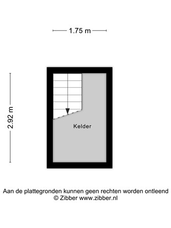 Plattegrond - Stekkenberg 95, 6561 XH Groesbeek - 477088_2D_Kelder_Stekkenberg_95_Groesbeek_01.jpg