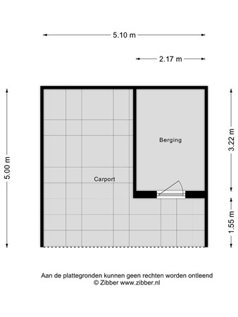 Plattegrond - Lievensweg 38, 6562 XN Groesbeek - 477683_2D_Berging_Lievensweg_38_Groesbeek_04.jpg