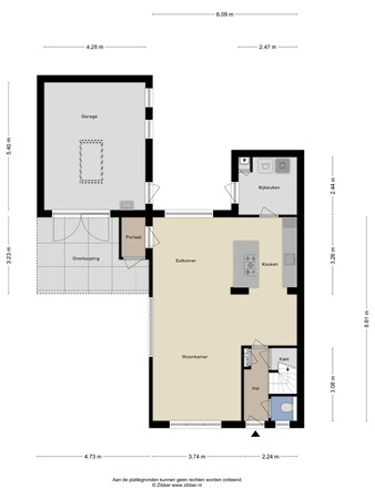 Plattegrond - Goudenregenstraat 3, 6562 EG Groesbeek - 173934301_1560953_goude_begane_grond_first_design_20250613_374422.jpg