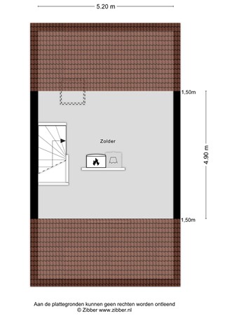 Plattegrond - Hobbemaweg 5, 6562 CP Groesbeek - 174067873_1561891_hobbe_2e_verdieping_first_design_20250618_fe410e.jpg