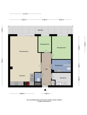 Plattegrond - Kloosterstraat 9J, 6562 AT Groesbeek - 175993960_1575752_kloos_appartement_first_design_20250822_632279.jpg
