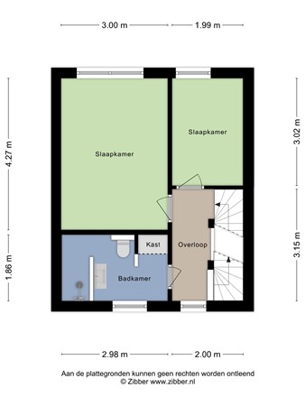 Plattegrond - Hüsenhoff 27, 6561 GC Groesbeek - 176158333_1576810_hsen_1e_verdieping_first_design_20250828_163531.jpg