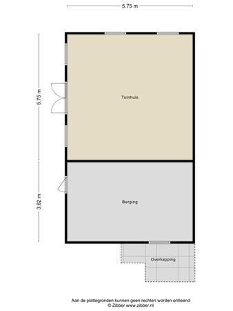 Plattegrond - Schrouwenberg 16, 6561 DR Groesbeek - 177365461_1583604_schro_tuinhuis_first_design_20250929_4d5768.jpg